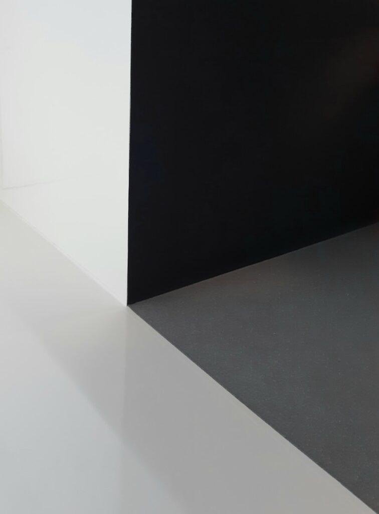 black and white wall paint